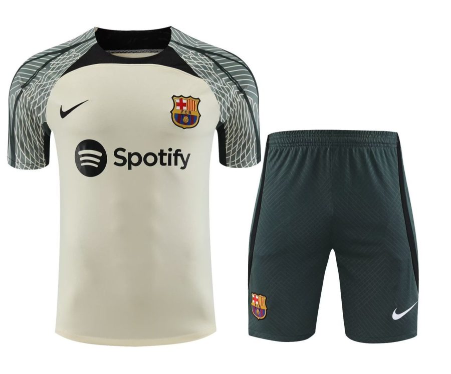 KIT TRAINING FC BARCELONA BLANC 20232024