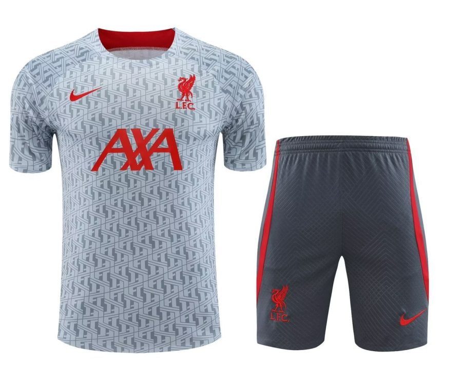 Zestaw Treningowy Liverpool Szary 2023-2024