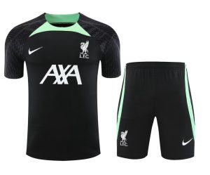 Komplet treningowy Liverpool Czarny 2023-2024