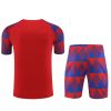 kit-training-rouge-fc-barcelona-saison-2023-2024-tenue-d-entrainement-officielle Zestaw treningowy czerwony FC Barcelona sezon 2023 2024 oficjalny strój treningowy