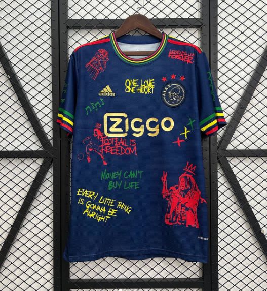 maillot-ajax-amsterdam-special-bob-marley-20252026 KOSZULKA AJAX AMSTERDAM SPECJALNA BOB MARLEY 20252026