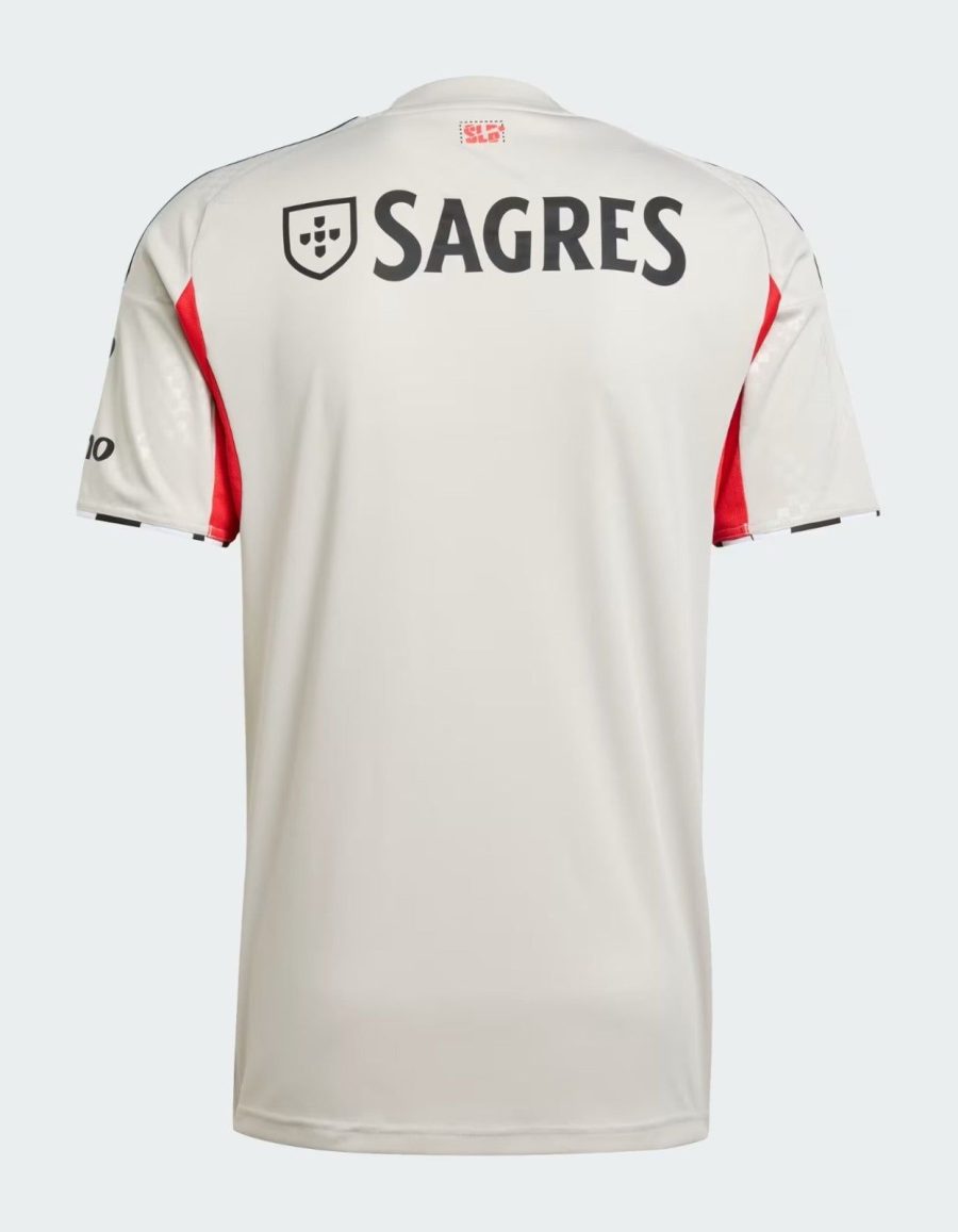 maillot-benfica-exterieur-saison-2025-2026-manches-courtes Koszulka Benfica wyjazdowa sezon 2025 2026 krótkie rękawy