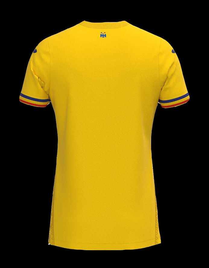 maillot-de-football-roumanie-domicile-saison-2023-2024-rouge-jaune-bleu koszulka piłkarska Rumunia domowa sezon 2023 2024 czerwona żółta niebieska