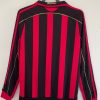 Koszulka domowa AC Milan z długim rękawem sezon dwa tysiące sześć dwa tysiące siedem czerwona i czarna