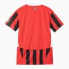maillot-domicile-ac-milan-saison-2024-2025-rouge-et-noir-officiel koszulka domowa AC Milan sezon 2024 2025 czerwona i czarna oficjalna