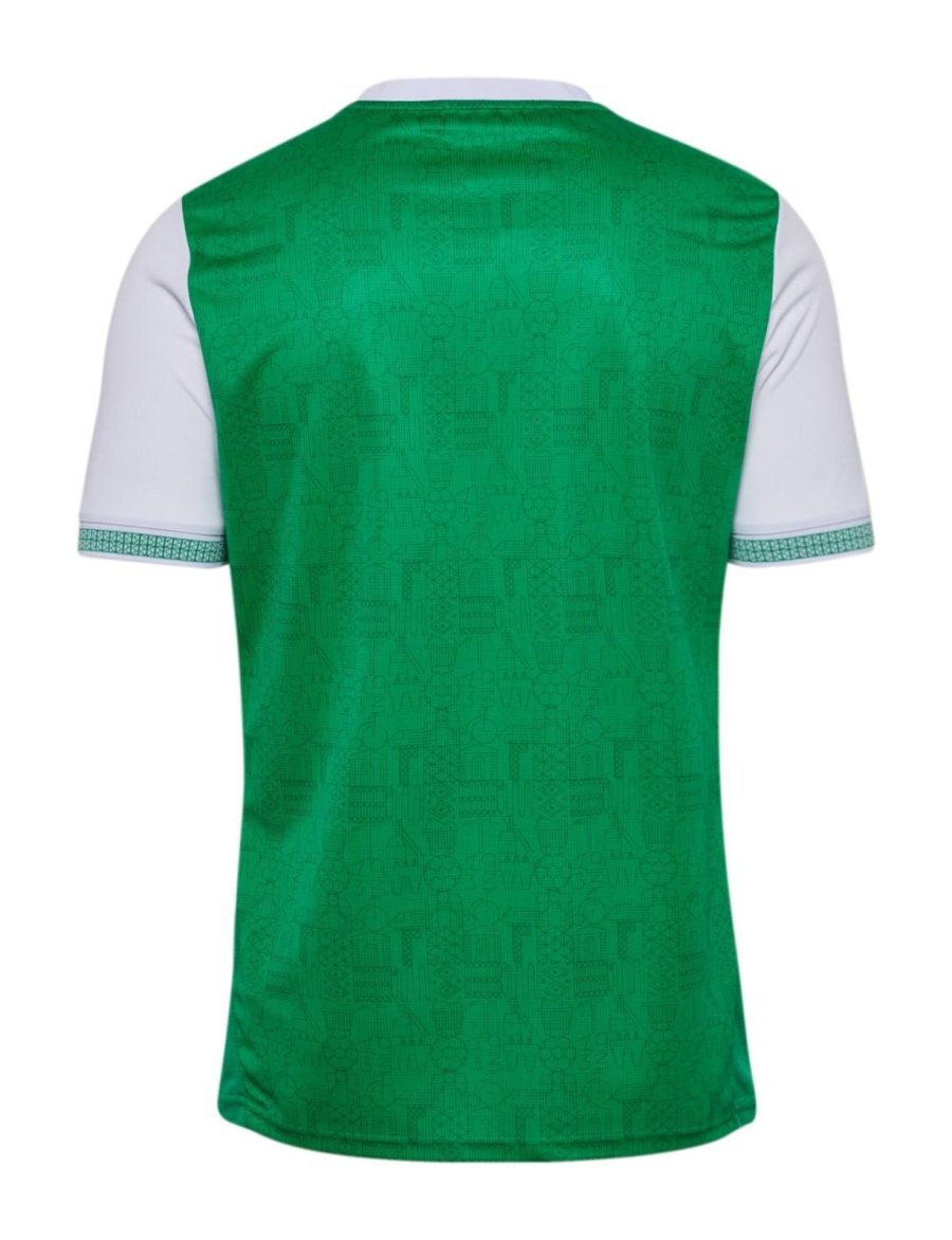 koszulka domowa AS Saint Étienne sezon 2025 2026 zielono-biała