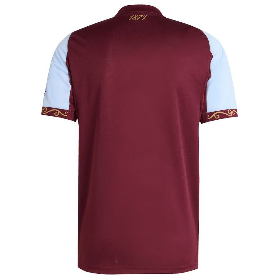 Koszulka domowa Aston Villa sezon 2025/2026 oficjalny strój w kolorze claret i niebieskim