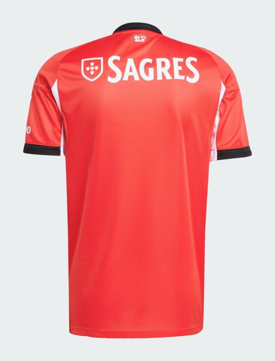 koszulka domowa Benfica krótkie rękawy sezon 2025 2026 czerwona oficjalna