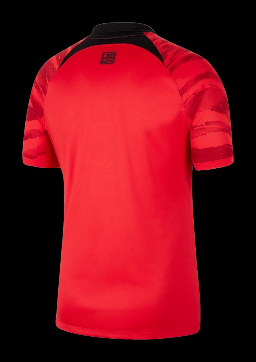 maillot-domicile-coree-du-sud-coupe-du-monde-2022-tenue-officielle-equipe-nationale koszulka domowa Korea Południowa mundial 2022 oficjalny strój reprezentacji narodowej