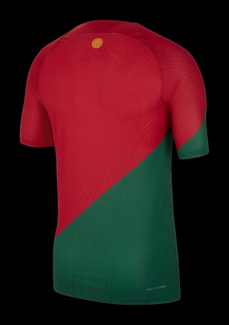 Koszulka domowa Portugalii czerwono-zielona Mundial w Katarze 2022