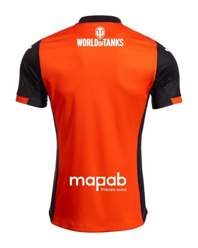 maillot-domicile-fc-lorient-saison-2025-2026-tenue-officielle-jaune-et-noir koszulka domowa FC Lorient sezon 2025 2026 oficjalny strój żółto-czarny