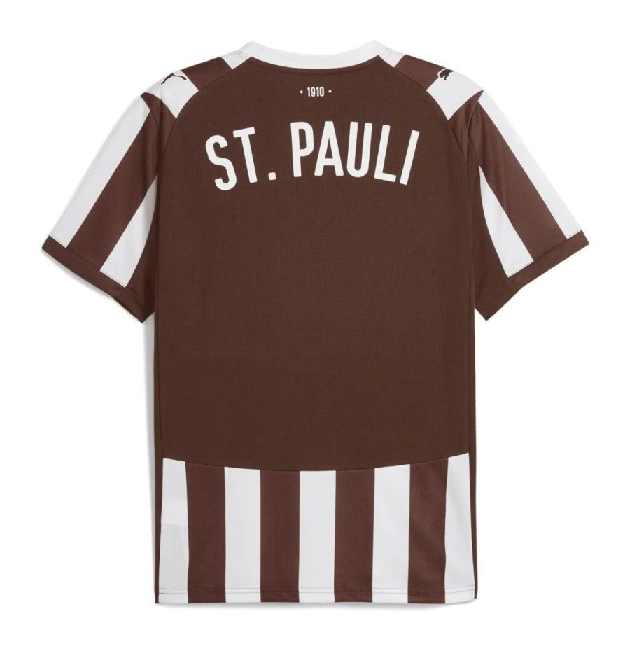 Koszulka domowa FC Sankt Pauli sezon dwa tysiące dwadzieścia pięć dwa tysiące dwadzieścia sześć oficjalny jersey czarno-biały
