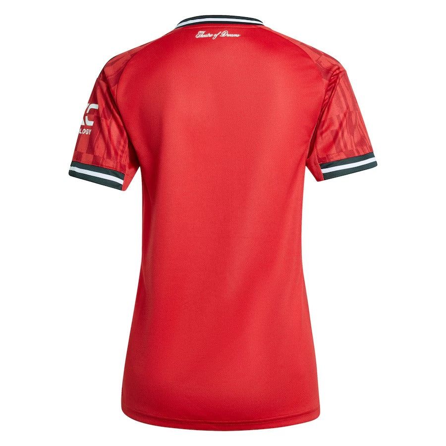 maillot-domicile-femme-manchester-united-saison-2025-2026-rouge Koszulka domowa damska Manchester United sezon 2025 2026 czerwona