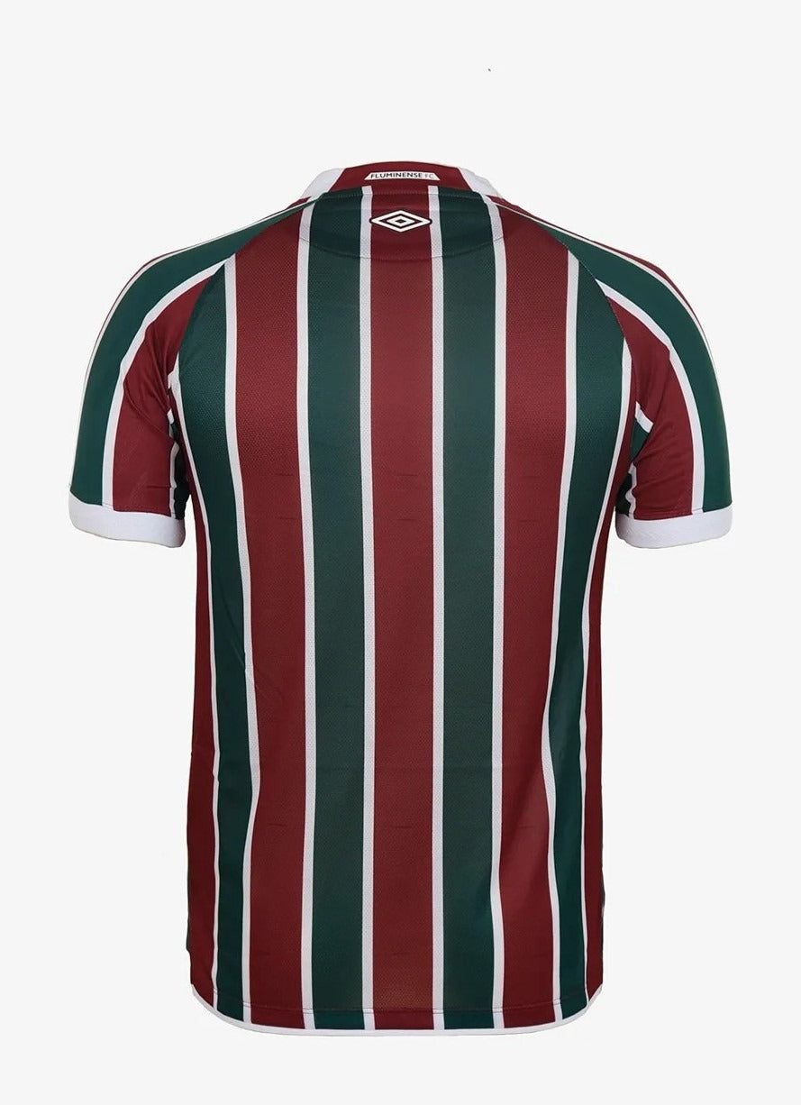 koszulka domowa Fluminense 2025 oficjalny strój trójkolorowy granatowo-zielono-biały