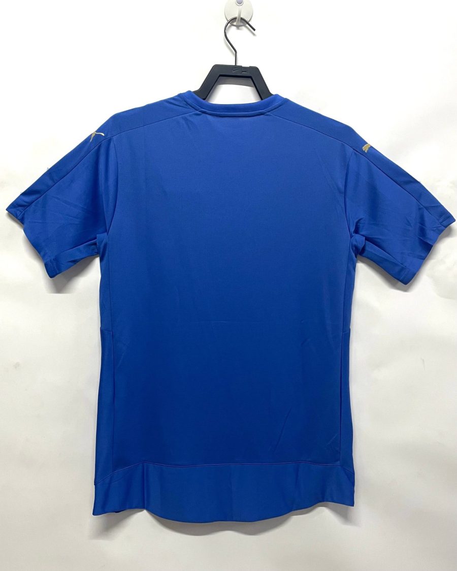 maillot-domicile-leicester-city-saison-deux-mille-quinze-deux-mille-seize koszulka domowa Leicester City sezon dwa tysiące piętnaście dwa tysiące szesnaście