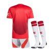 Koszulka domowa Manchester United dziecięca sezon 2024 2025 z spodenkami