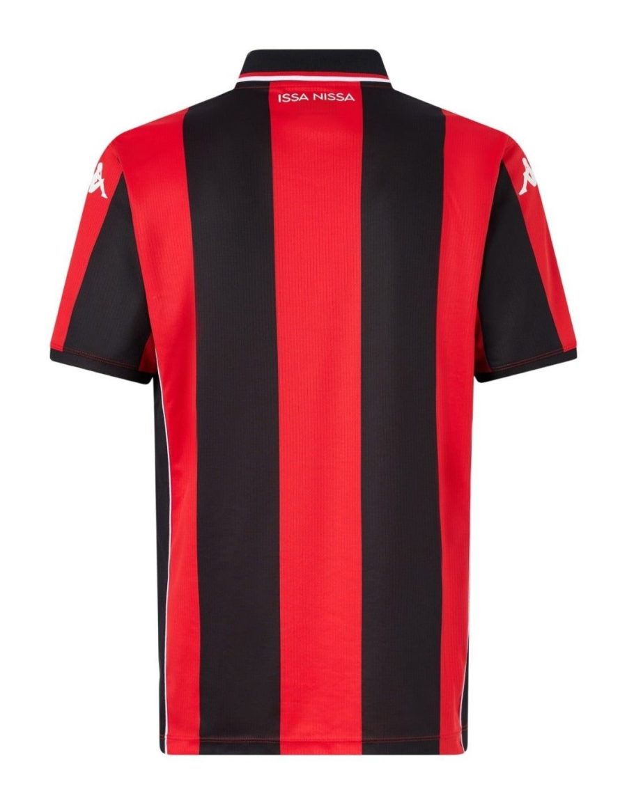 maillot-domicile-ogc-nice-saison-2025-2026-rouge-et-noir-pour-supporter-du-gym koszulka domowa OGC Nice sezon 2025 2026 czerwono-czarna dla kibica gym