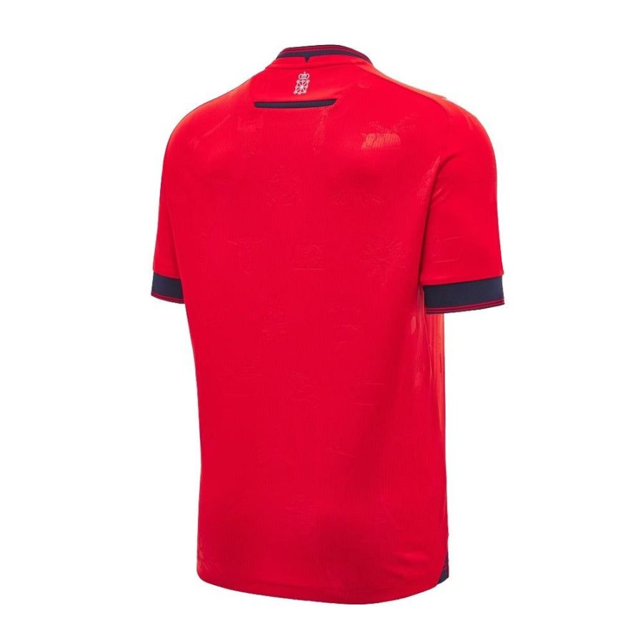 maillot-domicile-osasuna-saison-2024-2025-tenue-officielle-football Koszulka domowa Osasuna sezon 2024 2025 oficjalny strój piłkarski