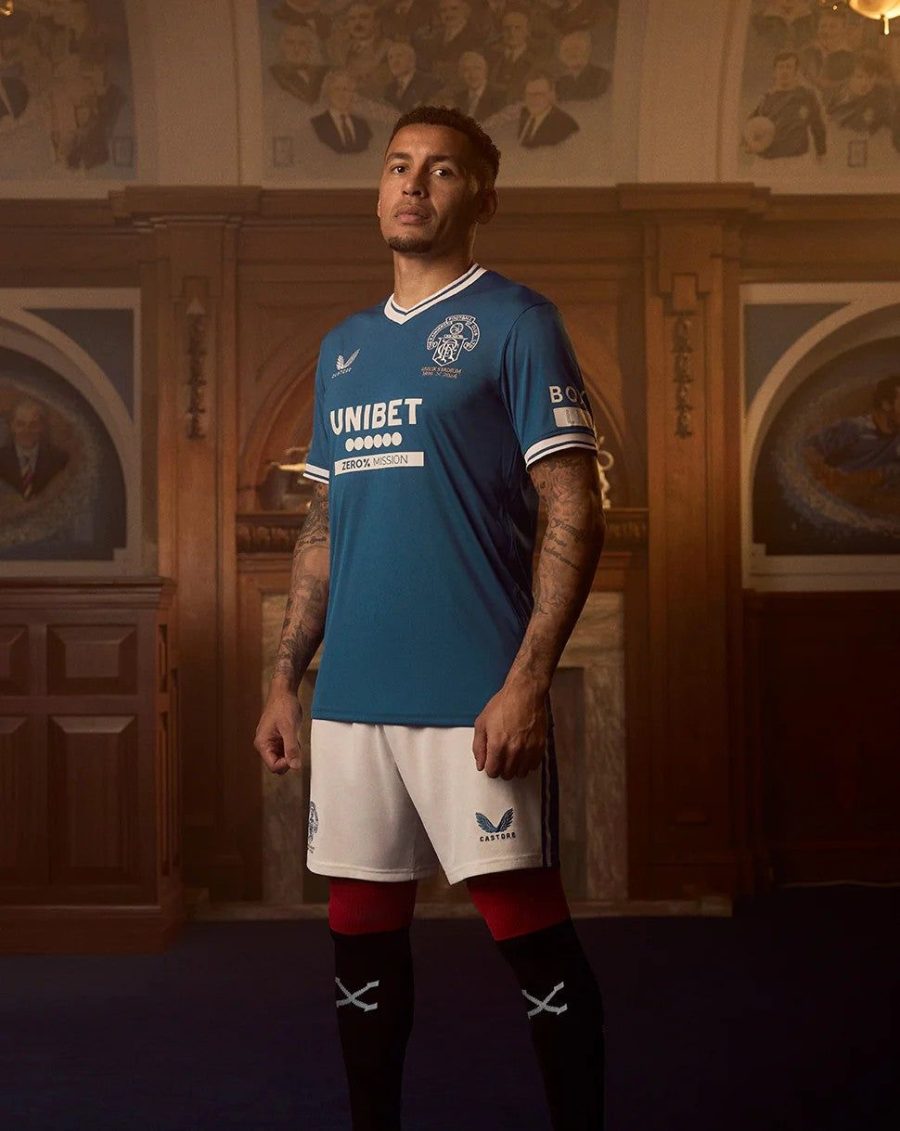 Koszulka domowa Rangers FC edycja rocznicowa sezon 2024/2025