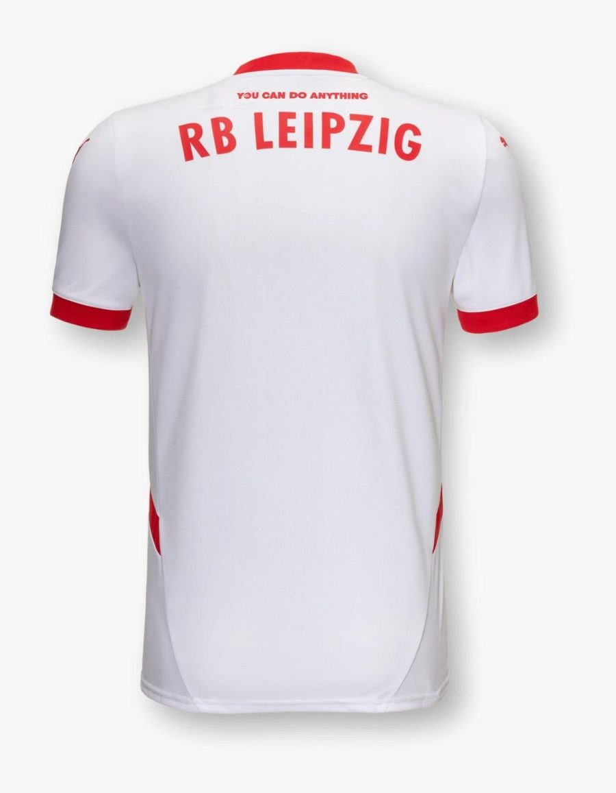 maillot-domicile-rb-leipzig-saison-2024-2025-rouge-et-blanc Koszulka domowa RB Leipzig sezon 2024 2025 czerwono-biała