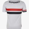 maillot-domicile-sao-paulo-fc-saison-2025-jersey-officiel-blanc-rouge-noir Koszulka domowa Sao Paulo FC sezon 2025 oficjalny jersey biały czarny czerwony