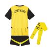 maillot-enfant-borussia-dortmund-domicile-saison-2024-2025-avec-short-et-chaussettes Koszulka dziecięca Borussia Dortmund domowa sezon 2024 2025 ze spodenkami i skarpetkami