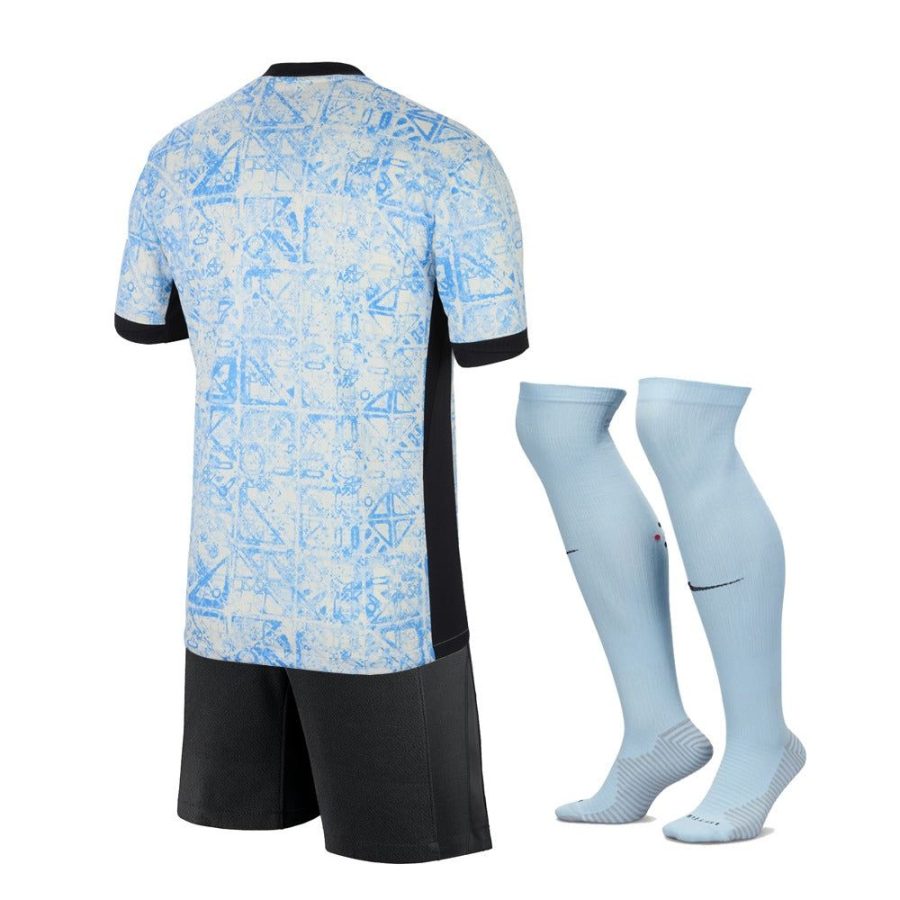 maillot-enfant-portugal-exterieur-saison-2024-tenue-de-football koszulka dziecięca Portugalia wyjazdowa sezon 2024 strój piłkarski