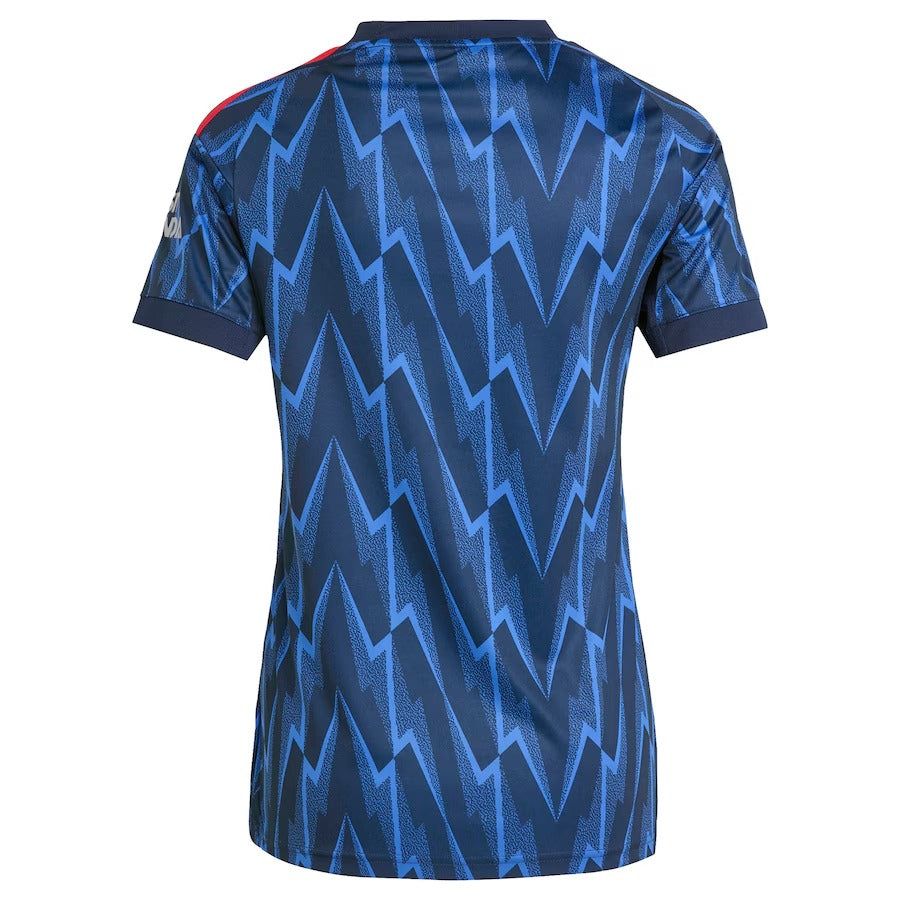 maillot-exterieur-arsenal-femme-saison-2025-2026-tenue-officielle Koszulka wyjazdowa Arsenal damska sezon 2025 2026 oficjalny strój
