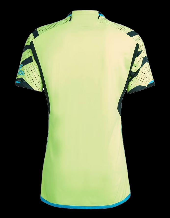 koszulka wyjazdowa Arsenal sezon 2023 2024 oficjalny strój adidas czerwono-czarny