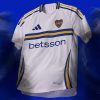 koszulka wyjazdowa Boca Juniors sezon 2024 2025 niebieska i żółta