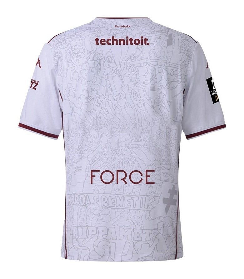 Koszulka wyjazdowa FC Metz sezon 2025 2026 oficjalny strój kibica granatowy