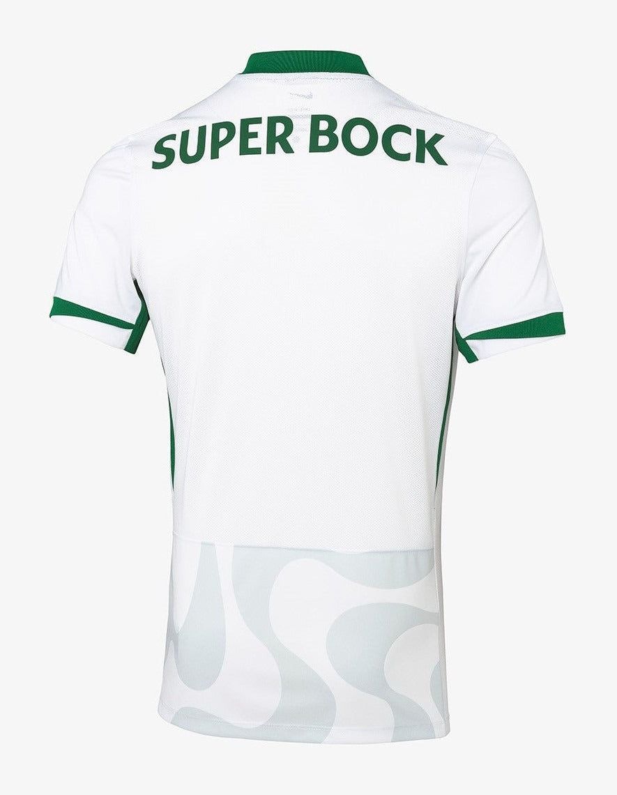 koszulka wyjazdowa Sporting CP sezon 2025 2026 strój piłkarski zielono-biały
