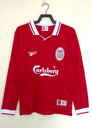 maillot-liverpool-fc-manches-longues-domicile-19961997 KOSZULKA LIVERPOOL FC Z DŁUGIM RĘKAWEM DOMOWA 19961997