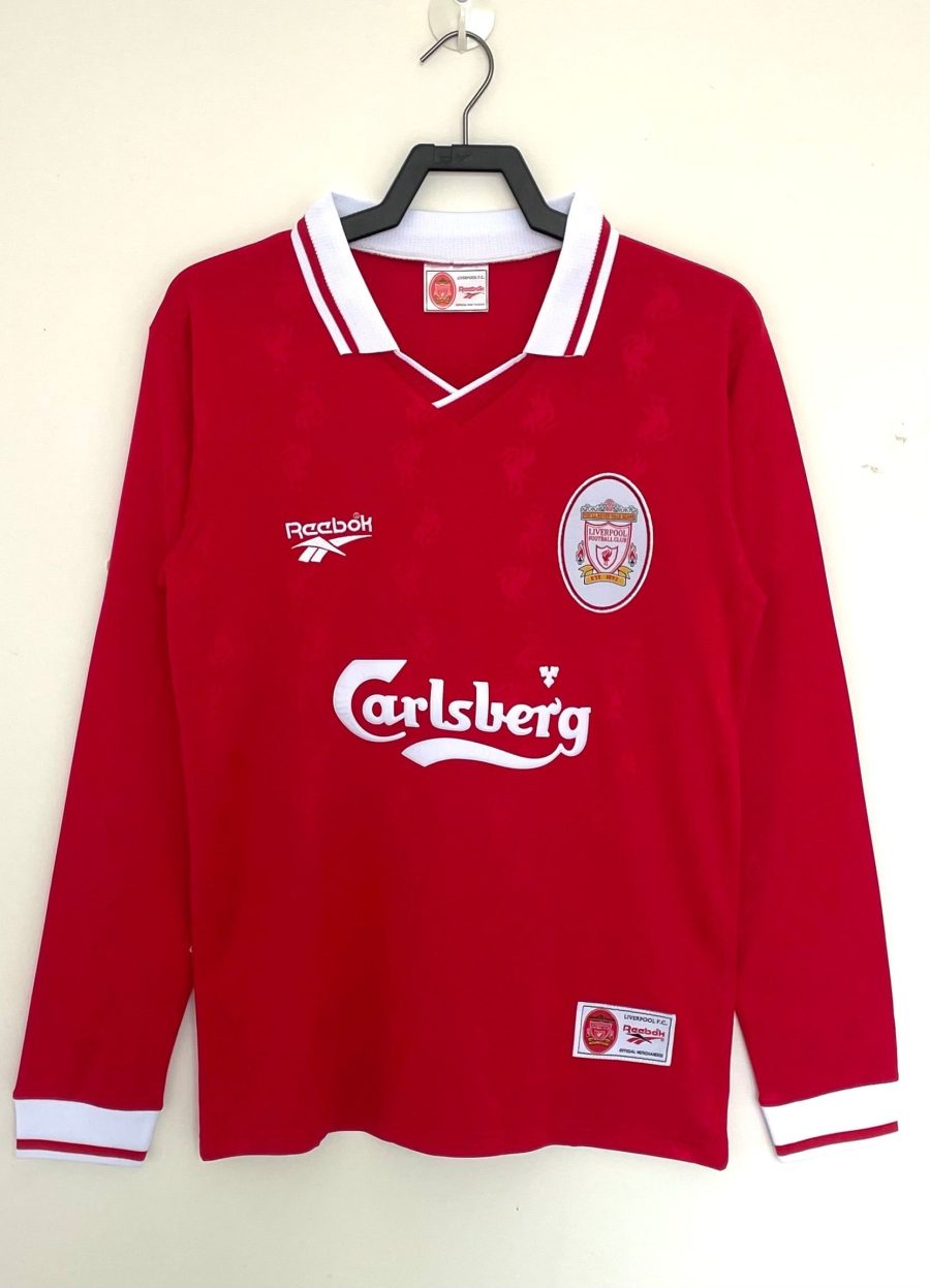 KOSZULKA LIVERPOOL FC Z DŁUGIM RĘKAWEM DOMOWA 19961997
