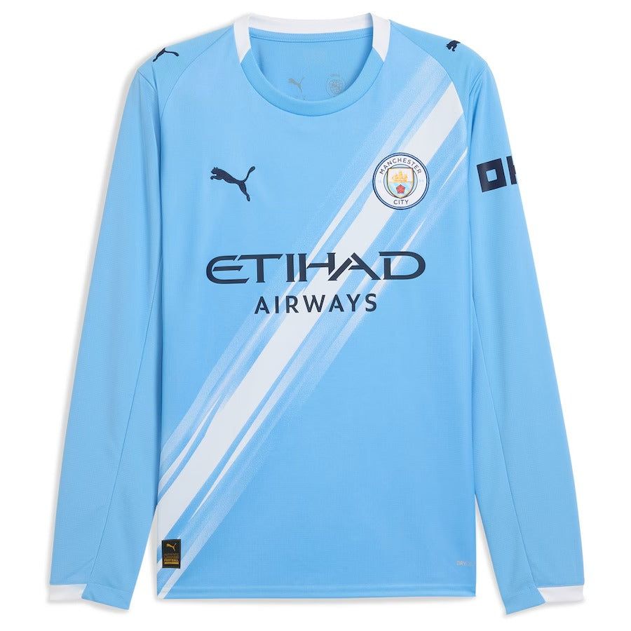 KOSZULKA MANCHESTER CITY DOMOWA Z DŁUGIM RĘKAWEM 20252026