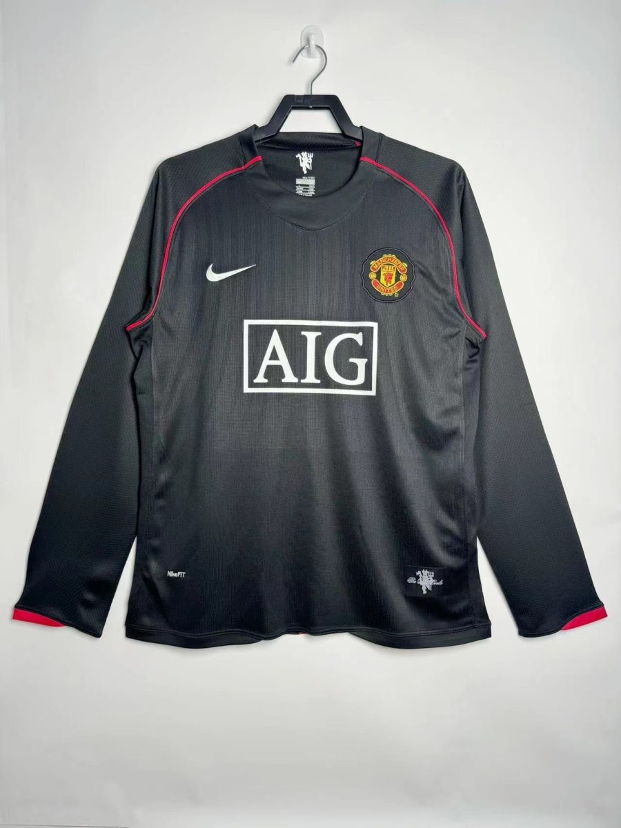 maillot-manchester-united-manches-longues-exterieur-20072008 KOSZULKA MANCHESTER UNITED Z DŁUGIMI RĘKAWAMI WYJAZDOWA 20072008