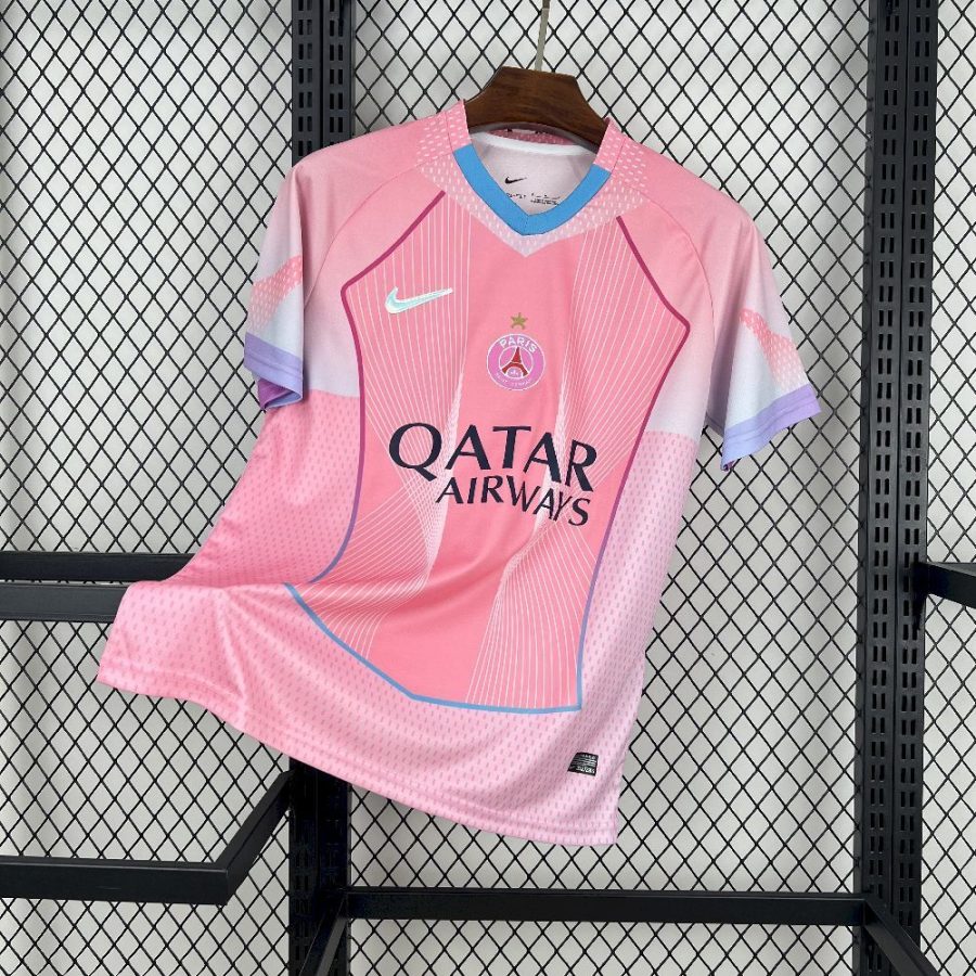KOSZULKA PSG CONCEPT RÓŻOWA 20252026