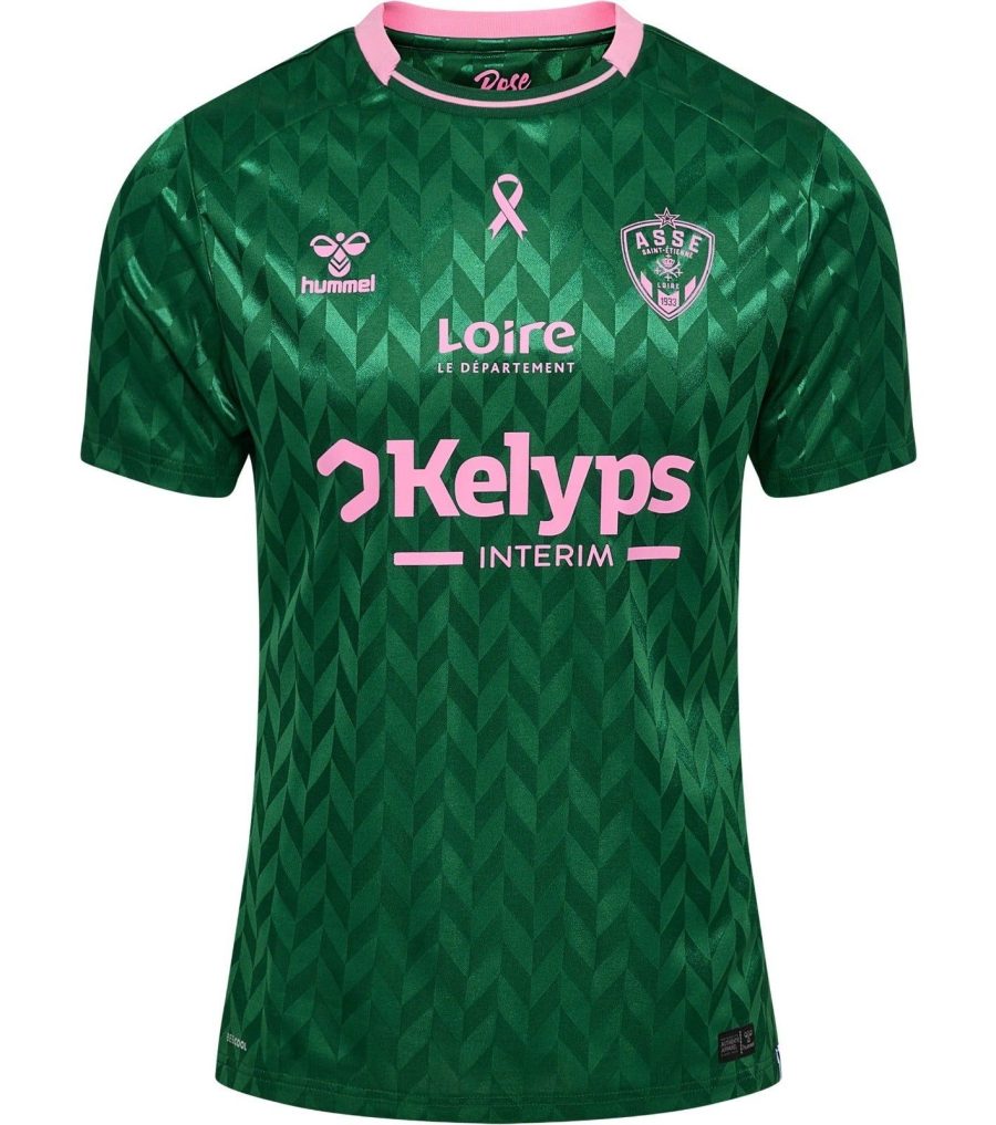 maillot-saint-etienne-octobre-rose-20252026 KOSZULKA SAINT-ÉTIENNE PAŹDZIERNIK RÓŻOWY 20252026