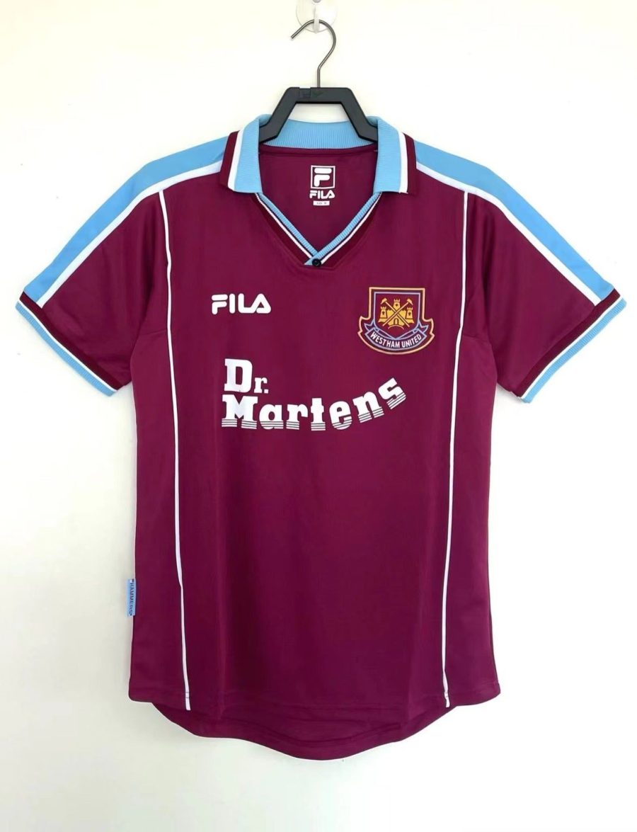 maillot-west-ham-domicile-20002001 KOSZULKA WEST HAM DOMOWA 20002001