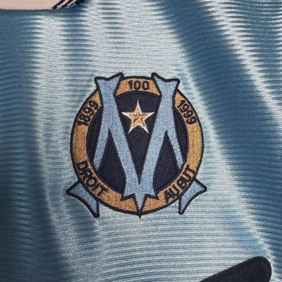 tenue-de-football-olympique-de-marseille-exterieur-collection-1998-1999 strój piłkarski Olympique de Marseille wyjazdowy kolekcja 1998 1999