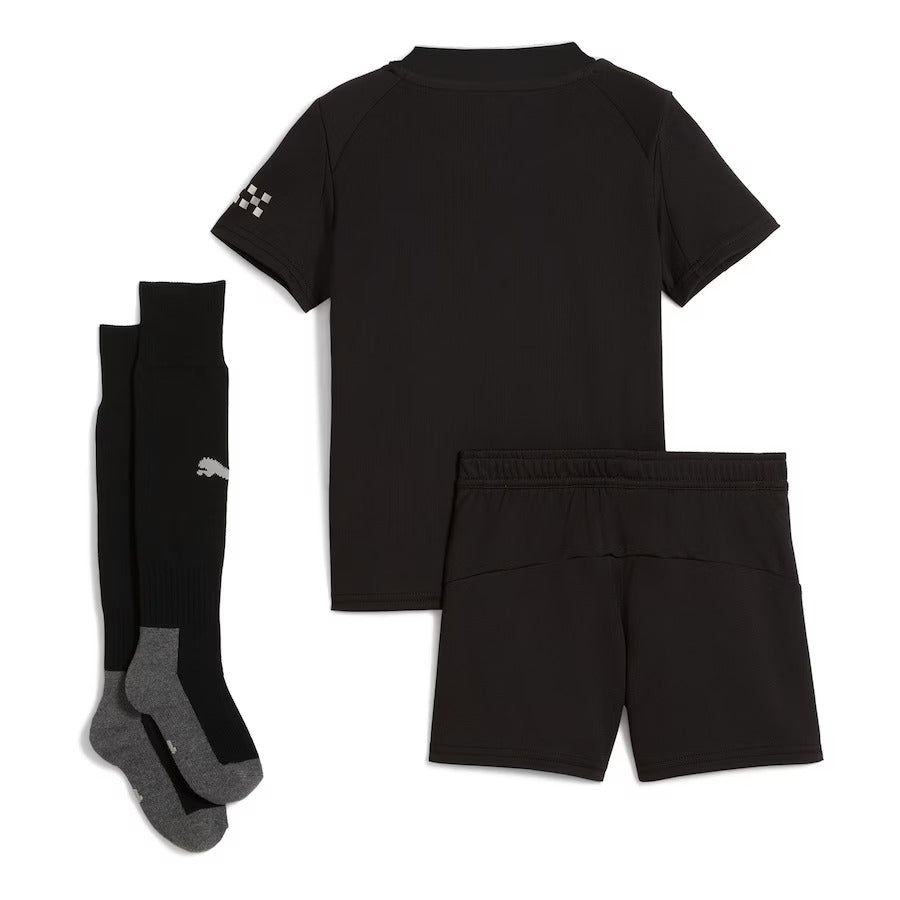 tenue-enfant-manchester-city-exterieur-saison-2025-2026-maillot-et-short strój dziecięcy Manchester City wyjazdowy sezon 2025 2026 koszulka i spodenki
