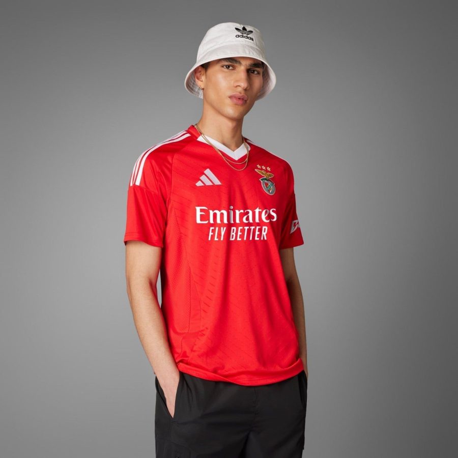 oficjalny strój Benfica czerwony dla kibica wersja home 2024 2025