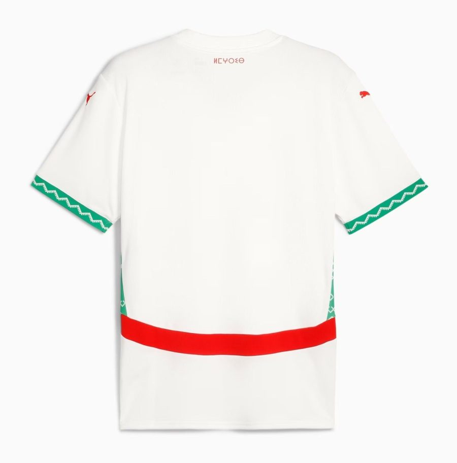tenue-officielle-de-football-maroc-version-exterieure-pour-supporters-2024-2025 oficjalny strój piłkarski Maroko wersja wyjazdowa dla kibiców 2024 2025