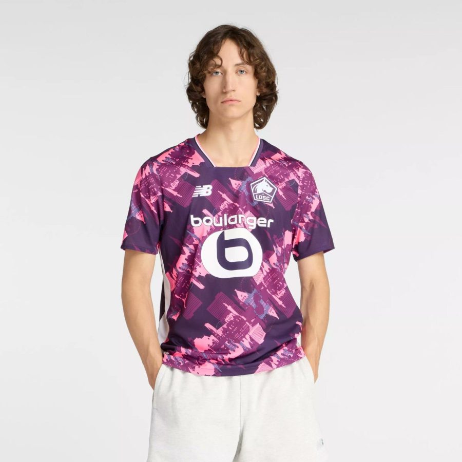 tenue-officielle-lille-olympique-sporting-club-quatrieme-maillot-2025-2026 Oficjalny strój Lille Olympique Sporting Club czwarta koszulka 2025 2026
