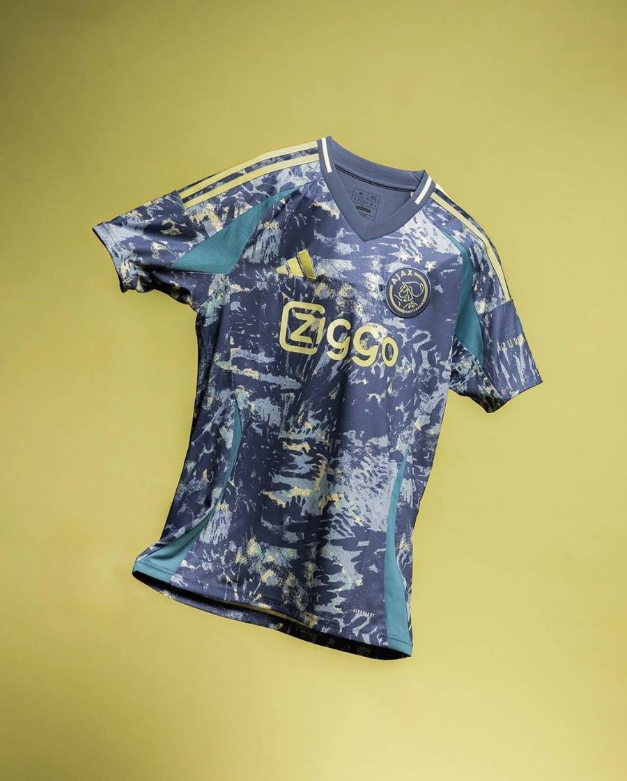 T-shirt piłkarski Ajax Amsterdam wyjazdowa 2024 2025 dla kibica