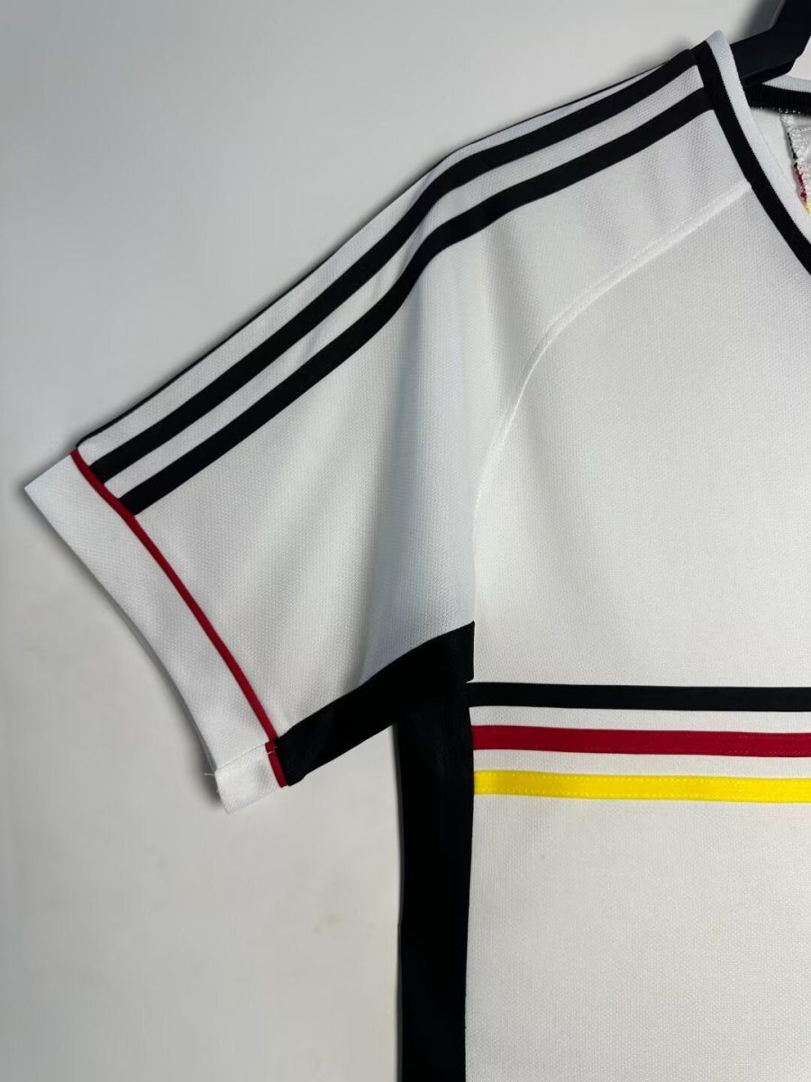 tunique-officielle-equipe-nationale-allemande-version-domicile-annee-1998 tunika oficjalna reprezentacji narodowej niemieckiej wersja domowa rok 1998