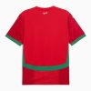 tunique-officielle-selection-marocaine-football-version-domicile-manches-courtes-avec-ecusson Oficjalna tunika reprezentacji Maroka w piłce nożnej wersja domowa z krótkim rękawem z naszywką