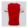 Oficjalna tunika Stade de Reims czerwono-biała na mecz domowy