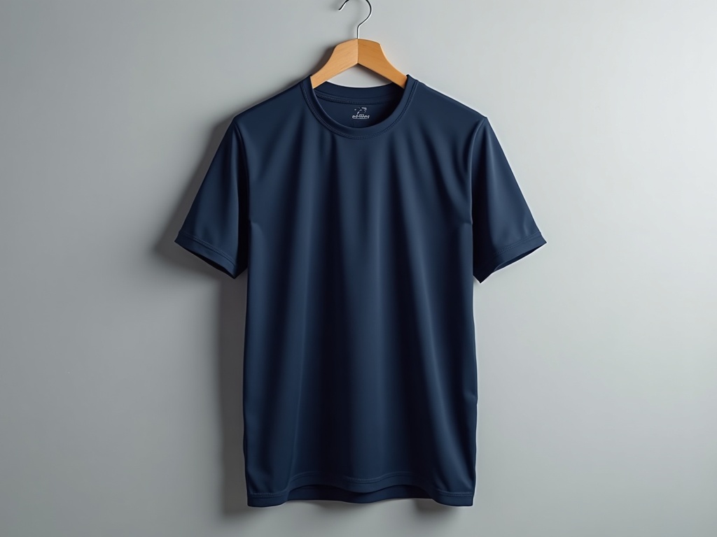 Koszulka piłkarska w kroju fit-loose w kolorze granatowym na wieszaku