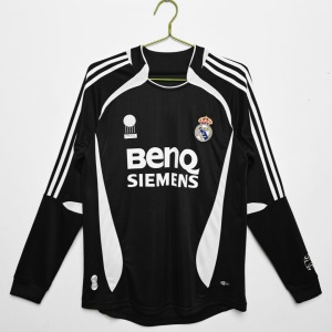 Koszulka Real Madryt Trzecia 2006-2007 Długie Rękawy